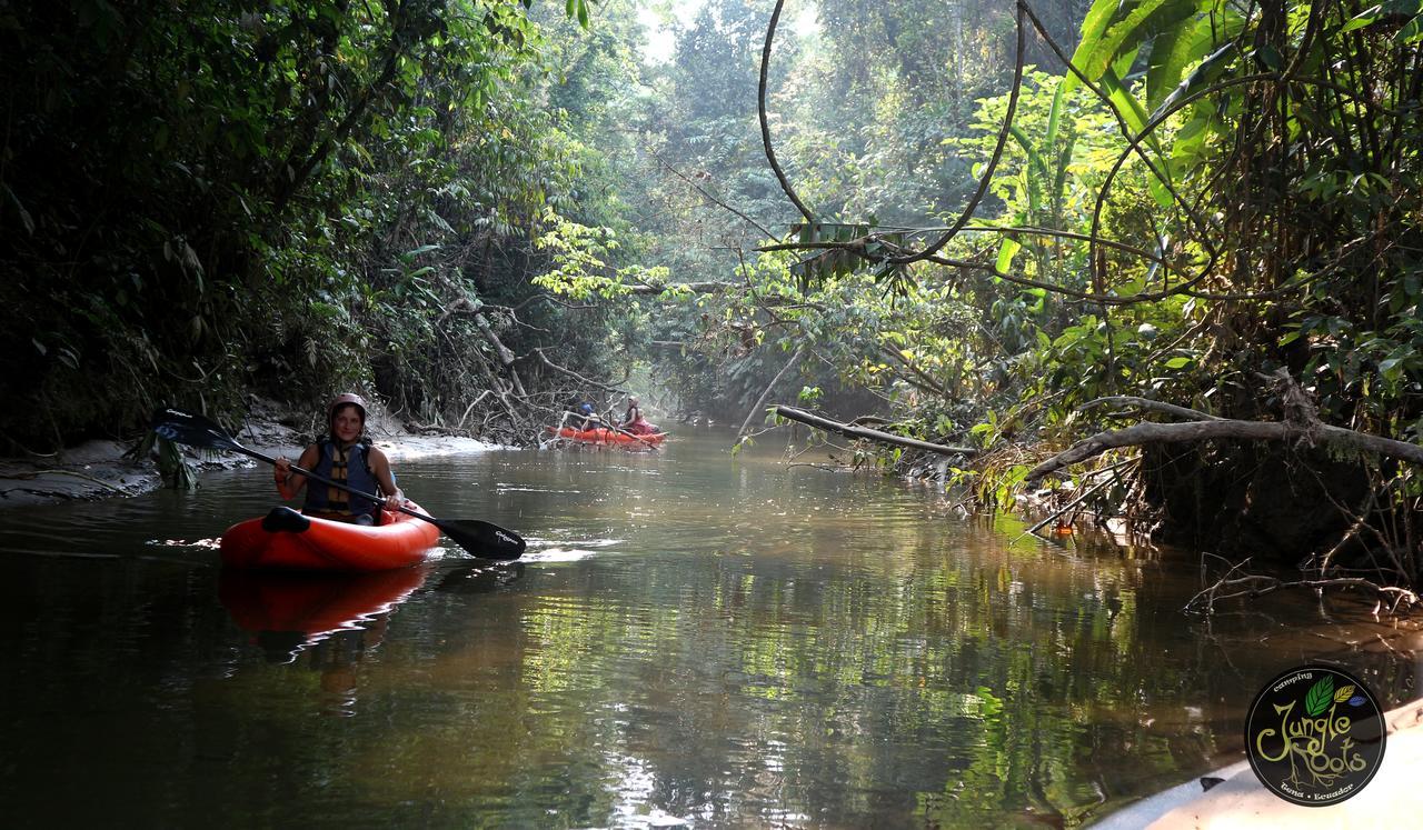Hotel Jungle Roots Glamping Tena Exterior foto
